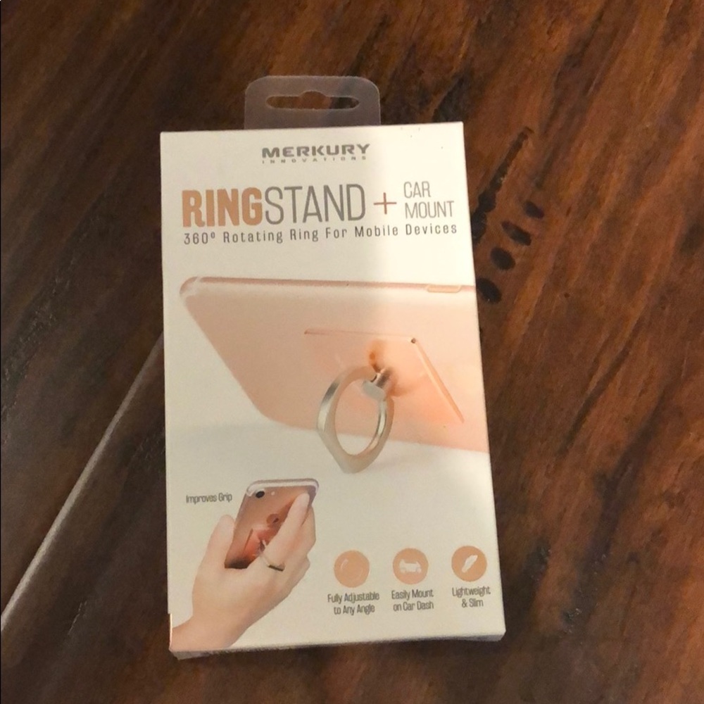 Merkury ring stand + car mount